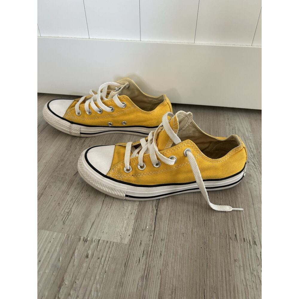 Converse Chuck Taylor All Star Low Sneakers Unisex M4/W6 Lemon Chrome 130129F - Picture 10 of 11